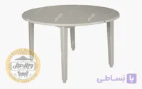 میز باغی و ویلایی شش نفره تینا با صفحه گرد