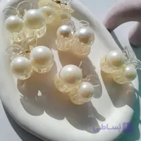 کلیپس اکرولیک گیلاسی سفید - اکسسوری لاور