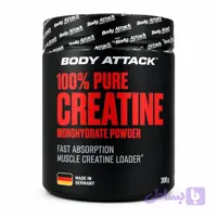 کراتین بادی اتک 300 گرمی BODY ATTACK 100% PURE CREATINE