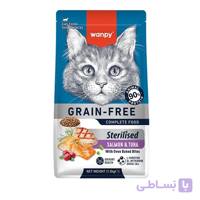 غذاخشک گربه عقیم شده ونپی طعم ماهی سالمون۱.۵KG