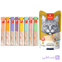 بستنی ونپی گربه25 عددی | 8طعم _ انگلیسی نویس