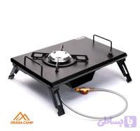 اجاق گاز سفری تاشو دارگا کمپ مدل DR-001 | همراه کیف حمل و فندک سرخود