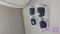 عینک مربعی سفید