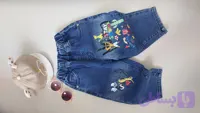 شلوار جین وارداتی طرح دار ۲۴۴
