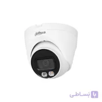 دوربین مداربسته دام تحت شبکه داهوا مدل DH-IPC-HDW1439V-A-IL با رزولوشن 4 مگاپیکسل، لنز ثابت 2.8 میلی‌متری، دید در شب هوشمند Smart Dual Light تا 30 متر، میکروفن داخلی، پشتیبانی از PoE و استاندارد ضدآب IP67 با قابلیت تشخیص انسان