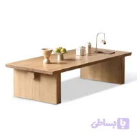 میز جلومبلی چوبی مینیمال طرح لاینر wecasa