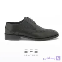 کفش‌چرم ‌رسمی مردانه هشت ترک مشکی مدل ماد
