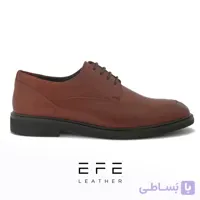 کفش ‌چرم‌ رسمی‌ ‌مردانه بنددار عسلی مدل کارن