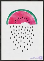 تابلو دکوراتیو باران دانه‌های هندوانه – Watermelon rain