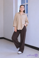 شومیز لینن جناقی ریزشی تینیجری