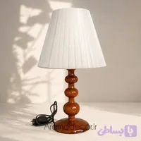 چراغ آباژور رومیزی چوبی کلاسیک