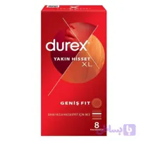 کاندوم دورکس مدل YAKIN HISSET XL بسته 8 عددی
