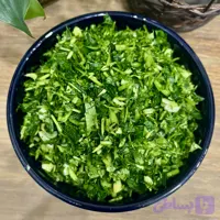 سبزی آش تازه خرد شده نعنا آبی 500 گرمی
