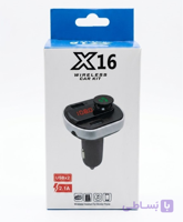 اف ام پلیر و شارژر فندکی بلوتوثی خودرو مدل X16
