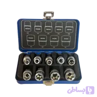 ست بکس E ستاره‌ای 1/2 اینچ 9 پارچه نووا مدل 6698
