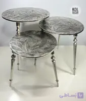 میز عسلی طرح برگ نیکل
