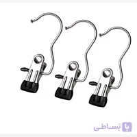 گیره استیل نگهدارننده لباس