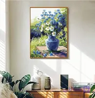 بوم نقاشی آبرنگی بر اساس شماره 20×20 | Paint by Numbers