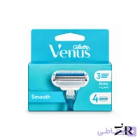 تیغ یدک ونوس 3 تیغه ژیلت 4 عددی | Smooth