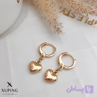 گوشواره آویز قلب - گالری آث و خاص