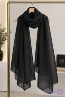 شال حریر پاپکورنی زنانه