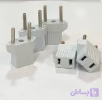 دوشاخه تبدیل۱۱۰ (دوبه دو) برق آیوا