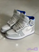 کتونی نایک جردن سفید طوسی | Nike Jordan White Grey