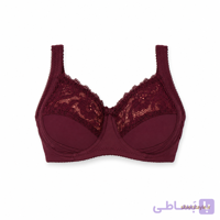سوتین فنردار طرح بلادونا نخ پنبه رنگ سبز