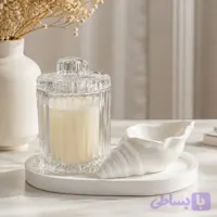 ست شمع معطر شیشه ای دکوراتیو مدل عروس دریا رایحه پرتقال و دارچین