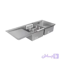 سینک ظرفشویی استیل بیمکث مدل 723 توکار