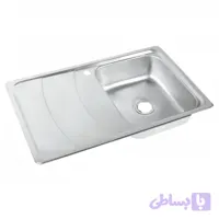 سینک ظرفشویی استیل نگین الماس کد 35 توکار