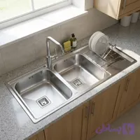 سینک ظرفشویی استیل کن مدل 8102S توکار