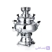 سماور گازی اتوماتیک عالی نسب مدل سیمینه 5 لیتری | ارتفاع 40 سانتی‌متر