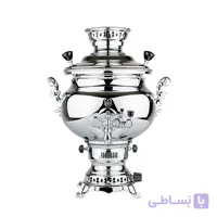 سماور گازی شاهکار مدل مهدیس قلمزده 8 لیتری