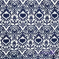 پارچه کرپ بوگاتی ژورنالی رنگ سرمه ای کد 964