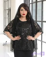 ماکسی مجلسی زنانه سایز بزرگ (پریا)