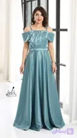 ماکسی مجلسی ساتن آمریکای آیینه ای (شیرین)