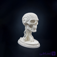 فیگور جمجمه ترمیناتور چاپ سه‌بعدی PLA