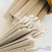 تیوب کاغذی خام _ نی کاغذی خام (بسته 100 عددی)