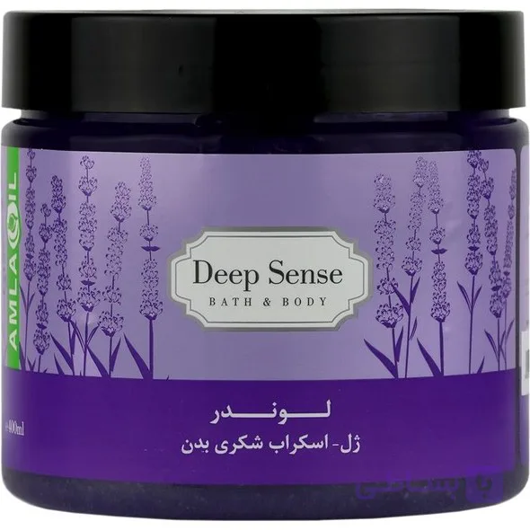 اسکراب بدن سی گل مدل Lavender حجم ۴۰۰ میلی لیتر کاسه ای
