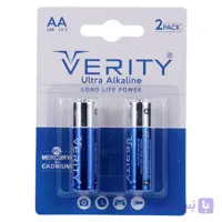 باتری قلمی آلکالاین Verity Ultra Alkaline LR6 1.5V AA پک دو تایی