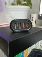 شارژر فندکی 4 پورت 36 وات Lisen