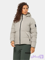 کاپشن پر تراکم ۷۰۰ زنانه برند جک ولفسکین Jack wolfskin Giubbotto invernale Wandermood Down jacket