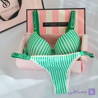 شورت و سوتین جک دار و فنر دار مدل نگینی ویکتوریا سکرت ترکیه