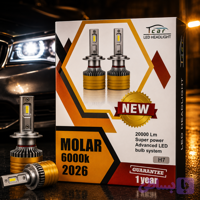 هدلایت تیکار مدل MOLAR 2026 پایه H1 | نور قدرتمند 20000 لومن