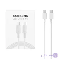 کابل شارژ دو سر Samsung Type-C مدل Note 10 – سفید (پک دار) – BSA