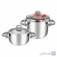 زودپز دوقلو فالز مدل Cook Fest ظرفیت ۴ و ۷ لیتر
