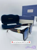 عینک آفتابی زنانه خاص برند گوچی ((تست مجازی روی چهره قبل از خرید))
