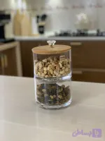 شکلات خوری دوطبقه درب چوبی لیمون اکلریک نشکن