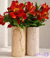 گلدان سنگ طبیعی تراورتن